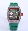 Skull Sport Watches Diamond Men Women Quartz Watches Fashion Watch Dial Inlaid Drill Mens Quartz Watches 13241