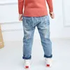 Baby Boys Jeans 1-7t Crianças Primavera Calças Quentes Infantil Outono Calças Casuais Crianças Denim Calças Meninos Calças de Jeans Sólidos New Born New Pant G1220