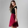 Women Chiffon Pleated Skirt Vintage High Waist Tutu s Womens Saia Midi Rokken Summer Style Jupe Femme 210607