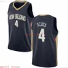 Costume Costurado JJ Redick # 4 Men's Jersey Branco Marinha XS-6XL Retrocedentes de Basquete Jerseys Homens baratos Juventude