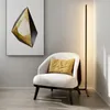 Nordic Corner Floor Lamp Modern Simple LED Light For Living Room Bedroom Atmosphere Standing Indoor Lighting Decor Lamps