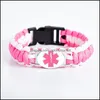 Charm armband smycken 14 stilar akut medicinsk tekniker emt för kvinnor tjejer paramedicinsk sjuksköterska tecken glas wrap armband flickvän droppe de