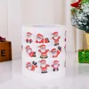 24m / Roll Santa Claus Ren Jul Toalettpapper Juldekorationer Kreativ Tryckt Xmas Paper Servett