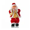 전기 산타 클로스 크리스마스 노래 춤 색소폰 인형 장난감 키즈 새해 선물 홈 데스크톱 장식 EEA2024