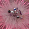 Lyx fjäder kristall blomma corsage broscher krage pin för kvinnor kostym bröllop smycken tillbehör dekoration online