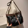 PU matelassé doux sac seau bandoulière sacs à bandoulière pour femmes hiver rembourré sacs à main et sacs à main tout nouveau mode shopping poche style rétro