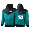 Felpe con cappuccio da uomo Felpe Herbalife 24 Logo 2021 Sport estivi Punk Felpa per il tempo libero Cardigan Zipper Splicing Harajuku Uomo Giacche Top