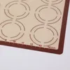Kneading Dough Mat Silicone Baking Mats Pastry Boards Pizza Cake Doughs Maker Non stick High Temperature Resistance Oven Bakeware Table Pad Placemat JY0705