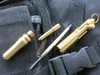 Gapesfish Custom CNC obrabiane na zewnątrz gadżety Hidetoshi Nakayama Styl Soild Mosiądz Burt Pen EDC Tactical Defense Survival Rescue z pierścieniem