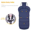 Baby Sleeping Bag Snowproof ولد مظروف CT في عربة مسافات دافئة شرنقة للسفر للسفر 220225