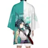 ゲームGenshin Impact Cosplay Costume Zhongli Ganyu Tartaglia Hutao ningguang Xiao unisex 3dフーディーズスウェットシャツコートスーツジャケットY0903