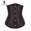 Partihandel Midja Trainer Shaperwear Bodysuit Underkläder Waists Cincher Shaper Slimming Appliqued Steel Boned Corset för kvinna