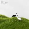 Cute Tiny Animal Dinosaur Silver Studs Ear Fashion Exquisite 925 Sterling Lovely Stud Earrings For Women Jewelry 210707