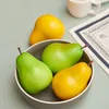 10pcs 95cm8cm Mix Color High Imitation Fake Artificial Pear Fruit Modelartificial Plastic Simulated Frui Party Decoration9257052