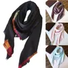 plaid square scarves