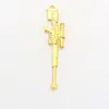 Gun Style Wax dabber outils atomiseur réservoir métal 65mm pot fumer mini dab outil bâton cuillère oreille pick pour herbe sèche titane ongles vape vaporisateur silicone tapis contenant