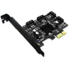 PCI-E A SATA 3 4 Porte 6G Scheda di Interfaccia Computer IPFS HARD DRIVER 88SE9215 Marvell 88SE92xx PCIE 1X 2X 4X 8X 16X WINXP WIN7 WIN8 WIN10 LINUX MAC