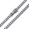 Populaire iced out sieraden 8 inchs / 9 inchs 925 Sterling Sier Cubic Zirkoon edelsteen tennisarmband