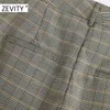 Kobiety Vintage Płatne Print Casual Slim Pencil Spodnie Biurowe Panie Biznes Spodnie Chic Streetwear Jesień Marka P939 210420