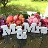 Wedding Decoration Mr & Mrs White Wooden Letters Sign For Sweetheart Table Decor Anniversary CL0010