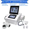 2D HIFU Fettreducering Liposonix Body Slimming Machine 3D Wrinkle Removal Face Lift Skin Dighting Machines