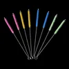 1000Pcs 4 Colors Straw Cleaning Brush Reusable Eco-Friendly Stainless Steel Drinking Straw Cleaner Brush Soft Hair Cleaning Tool