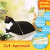 Lits pour chats, meubles confortables montés sur fenêtre, hamac, ventouses, lit pour animaux de compagnie, housse lavable, DNJ998