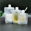 Smell Proof Plastic Bags Juice Spout Package Stand Up Pouches Outdoor Breast Milk Storage With Free Funnelgoods