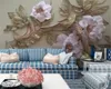 Fondo de pantalla 3D Flower Árbol de flores Sala de estar de dormitorio Decoración de la cocina Decoración Mural Fondos de pantalla Cubierta de pared231Q
