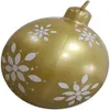 Party Decoration 60cm Christmas Balls Tree Decorations Gift Xmas New Year Hristmas för hemma utomhus PVC Uppblåsbara leksaker DHLA574712613