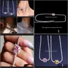 Pendant Necklaces & Pendants Jewelrystar Luxury Crystal Simple Choker Necklace For Women Collana Kolye Bijoux Collares Mujer Gargantilha Col