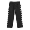 Herren Schwarze Jeans Harajuku Schmetterling Stickerei Hip Hop High Street Lose Gerade Bein Daddy Hosen Mann Hosen 9Y5330 211108