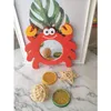 Baby Bath Brinquedo Desenhos Animados Eva Crab Pinguim Leão Espelho Banhando Brinquedos Água Brinquedos Para Crianças Crianças Presente Para O Natal Educacional