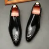 Large Size Mens Penny Loafers Genuine Leather Black Brown Men Dress Shoes Italian Designer Handmade Slip On Male Wedding Shoes