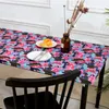 Tablecloth Stampato Sala da pranzo Stretch Sala da pranzo Elastico Panno Polvere Cover Decorazione per feste di nozze Decorazioni per la casa