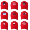 All Season Red Color Let's Go Brandon Ball Caps Sports Casual Visor Baseball Hat Letters US Flag Stars Stipe Snapback Christmas RRE1137
