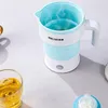 Elektrische Wasserkocher 220V Klapp Wasserkocher Tragbare Reise Mini Schlafsaal Haushalt Automatische Abschaltung 600ML