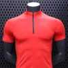 Lauftrikots Polyester-Herrenhemden, schnell trocknende Kompressionssportgymnastik-Fitness-T-Shirt-Trainingsmänner, Fußballhemden