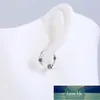 Boucles d'oreilles créoles de couleur en métal Vintage européen cercle fait à la main Cool petite boucle d'oreille cerceau pour femmes Bijoux Bijoux de mode Prix d'usine conception experte qualité