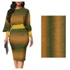 Wax Afrikaanse stoffen Hoge kwaliteit gouden ankara batik xiaohuagua groothandel verkoop polyester naaien vrouwen zoom jurken FP6400 210702