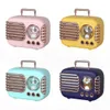 Mini Bluetooth Speaker Cartoon Cute PET Draagbare draadloze luidsprekers Audio Subwoofer met Ademhaling Light Support TF SD-kaart Prachtig verpakt voor geschenk