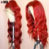 Ishow Brazilian Body Wave 13x1 Human Hair Wigs Orange Ginger Blue Red Pink 99j Color Remy Pre Plucked Lace Front Wig For Women Gir6170373