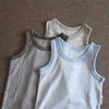 Gilet a maglia a maglia senza maniche di cotone del ragazzo giapponese del ragazzo del ragazzo P4281 210622
