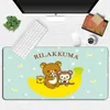 Cute Keyboard Gaming Mousepad Trwałe Gumowa Blokada Krawęta Duża Kreskówka Rilakkuma Podkładka Pod mysz Otaku Laptop Moda Biurka Mata