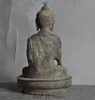 Velho antigo tibete budismo fane puro bronze sakyamuni shakyamuni amitabha estátua de buddha