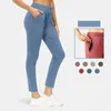 طماق ملابس النساء يوجا سروال سروال فيس الجري الترفيهي Legging Stretch High Pheist Training Prouters Women