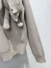 23 FW春と秋のイタリアパリセーターレタースウェットシャツクルーネックプルオーバーハイストリート女性ファッションパーカー高級ブランド女性のフーディメンズニットセーター