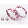 Mommy and baby headband Mother Daughter headbands set Girl Floral Printing Tie Knot Hairband Rabbit Ear Cotton Hair Accessories 211023