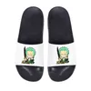 Scivoli da uomo antiscivolo Anime giapponesi ONE PIECE Rufy Pantofole maschili Infradito Estate Spiaggia Donna Sandali da bagno per la casa Outdoor Y0427