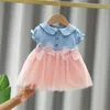 2021 Bebé recién nacido Ropa de verano Vestido para 1 año Niña pequeña Ropa de bebé Princesa Fiesta de cumpleaños Tutu Vestidos Vestidos Q0716